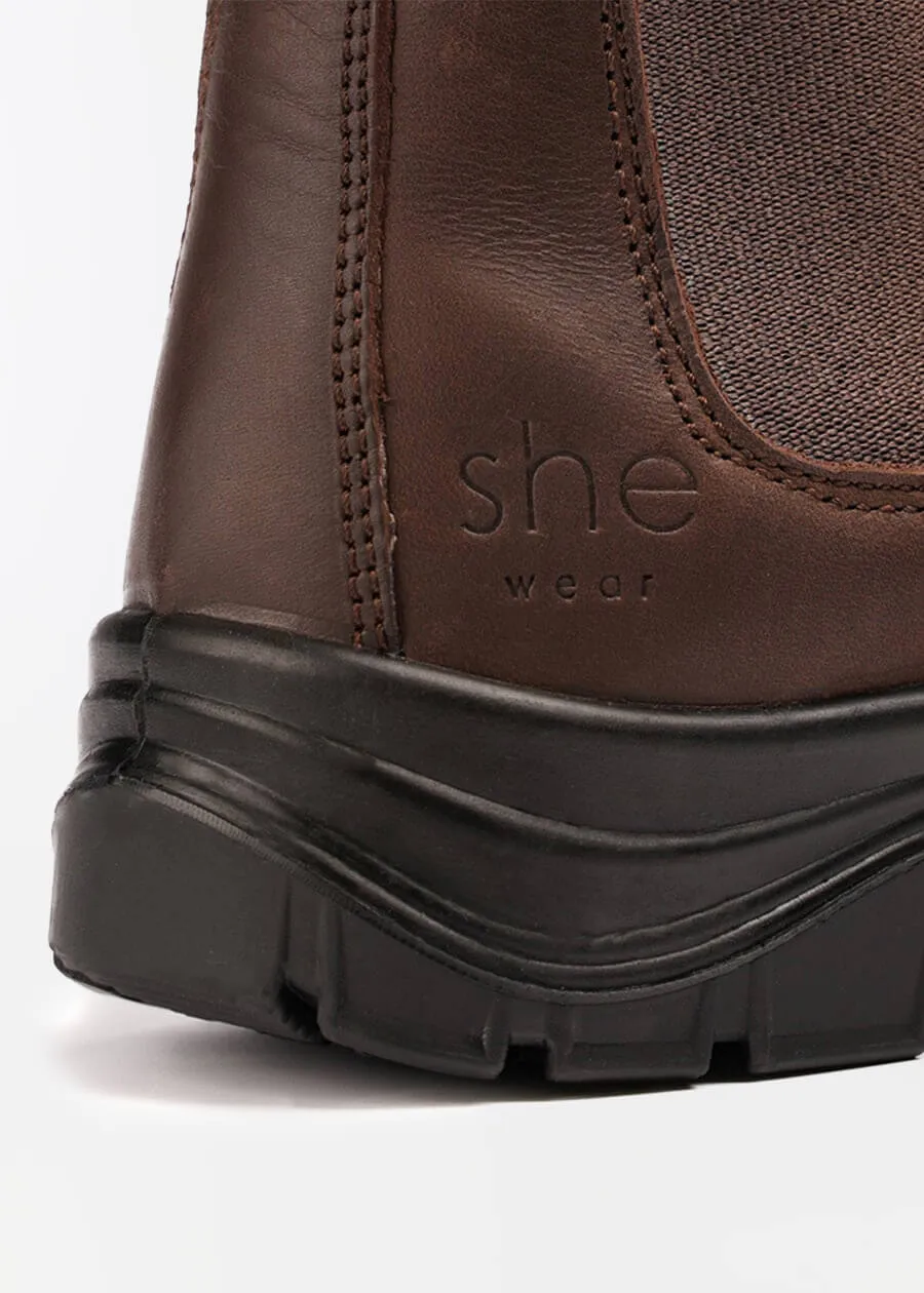 Inspires: women's safety work boots (pull on)