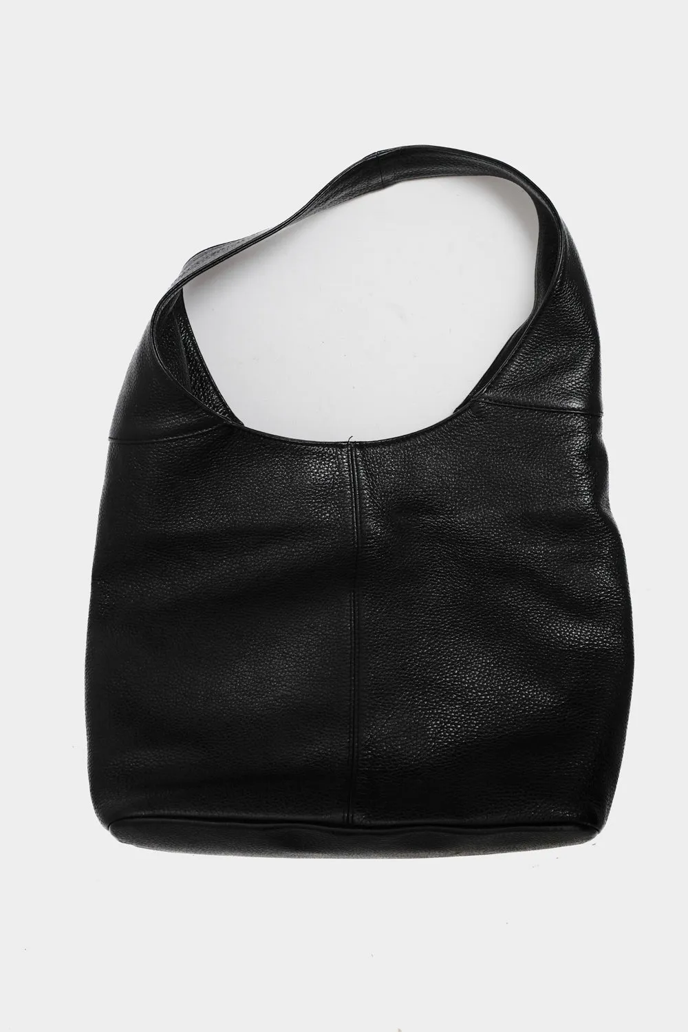 ITALY XL BLACK LEATHER BAG