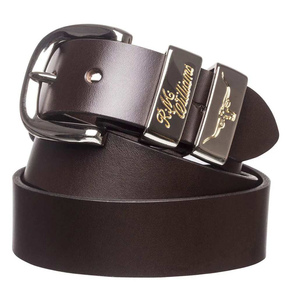 Jerrawa Leather Belt - Chestnut