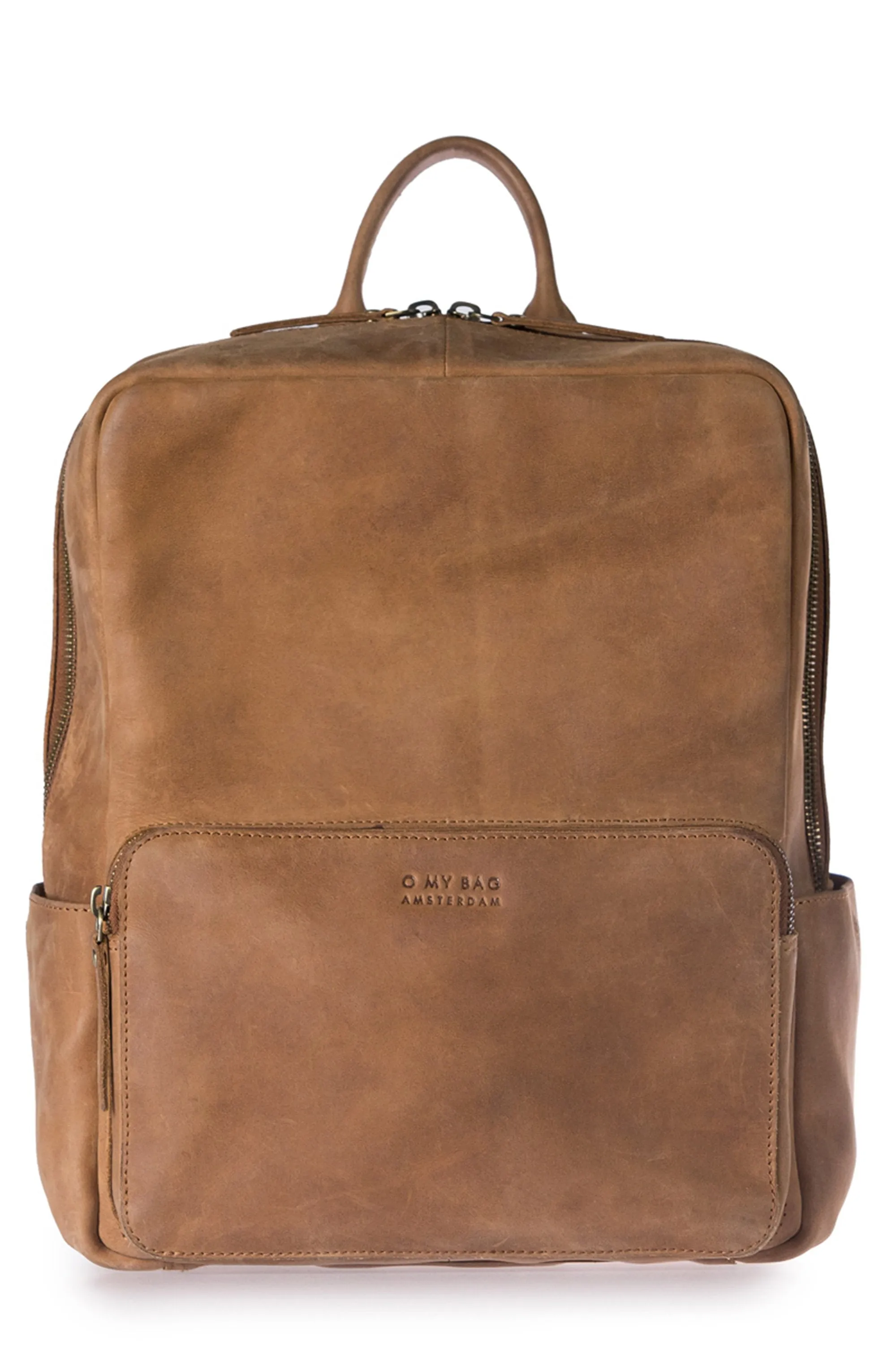 john backpack camel hunter leather