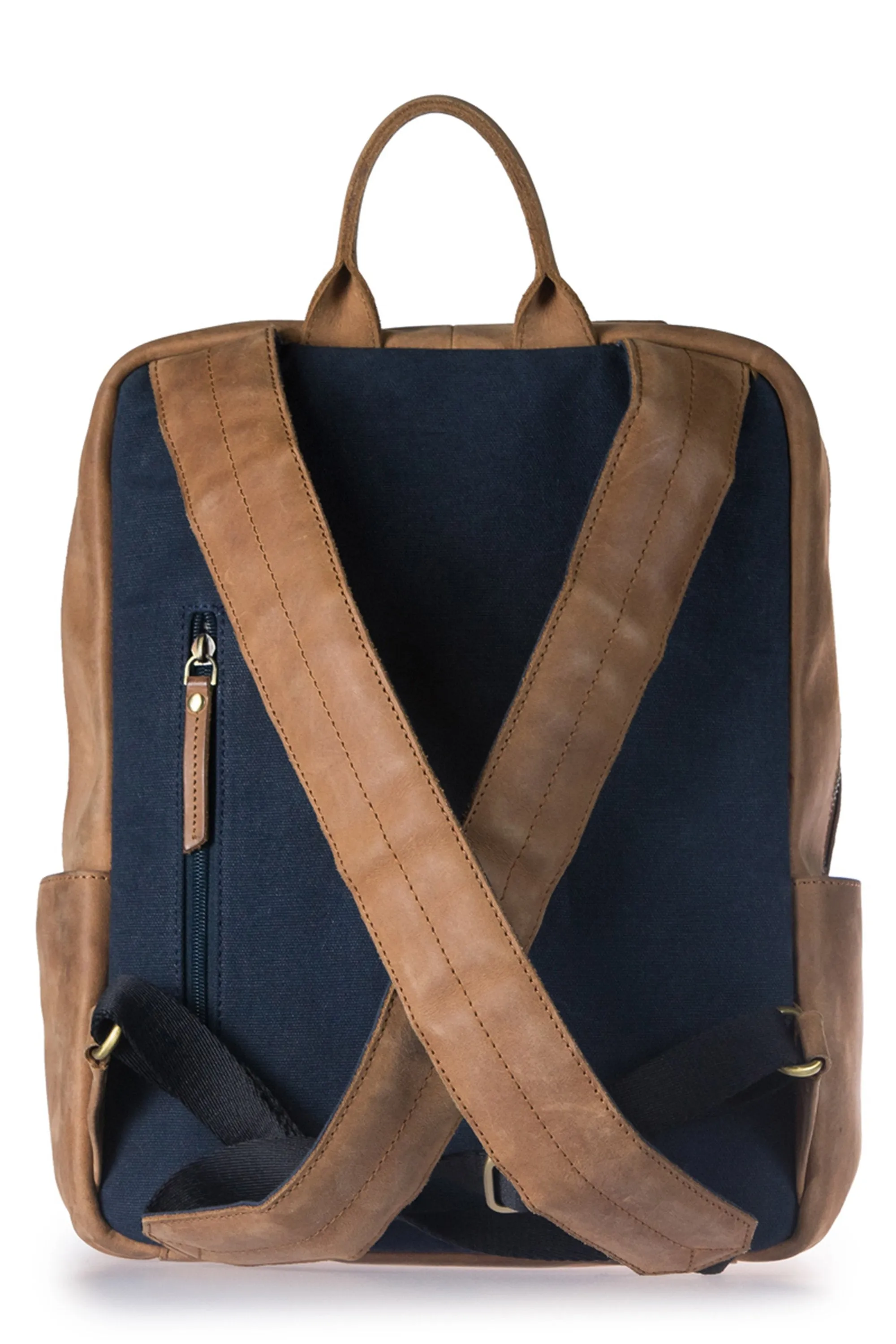 john backpack camel hunter leather