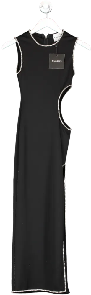 Khanum's Black Kora Dress UK XS