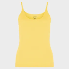 Ladies Essential Spaghetti Vest Popcorn