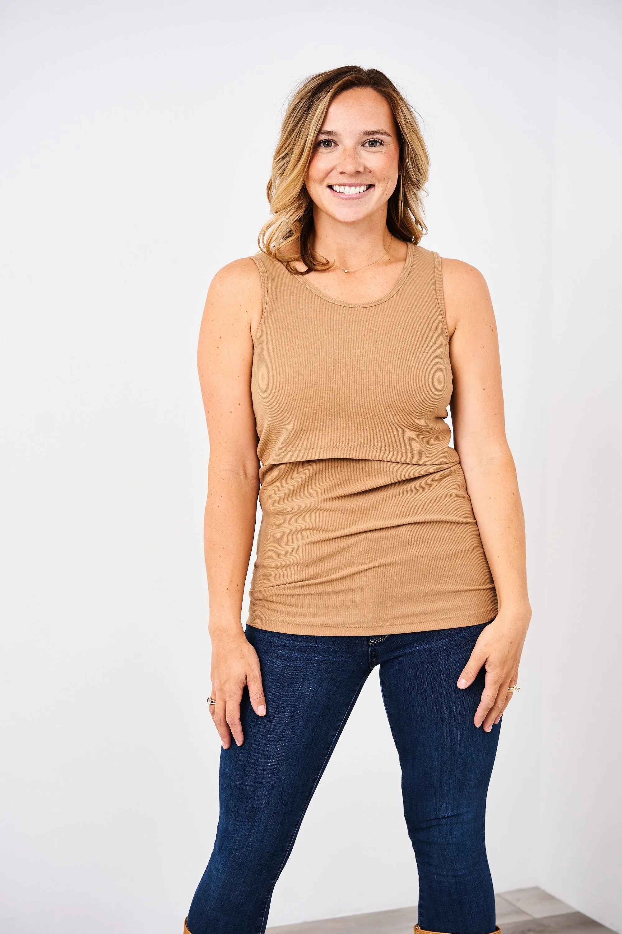 Latched Mama Ribbed Nursing Tank