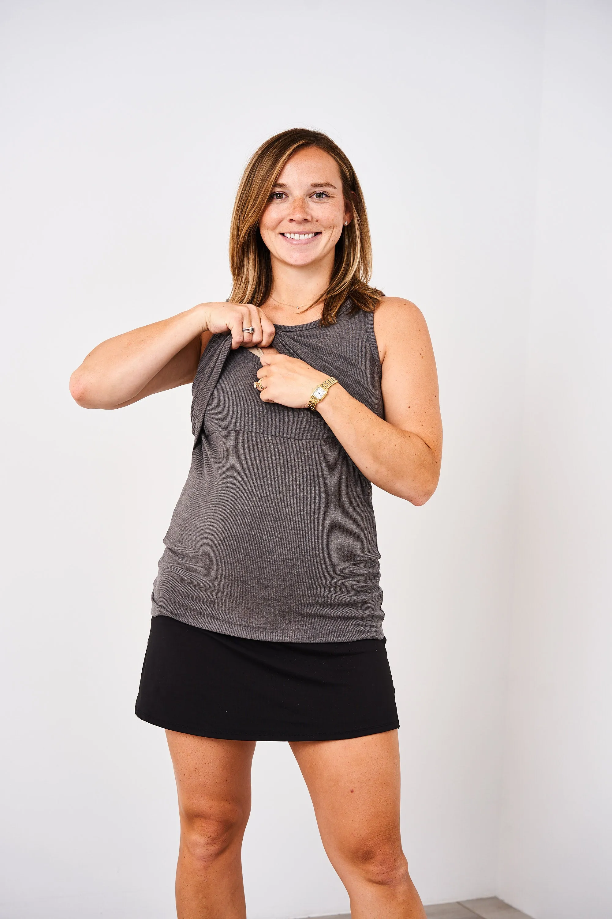 Latched Mama Ribbed Nursing Tank