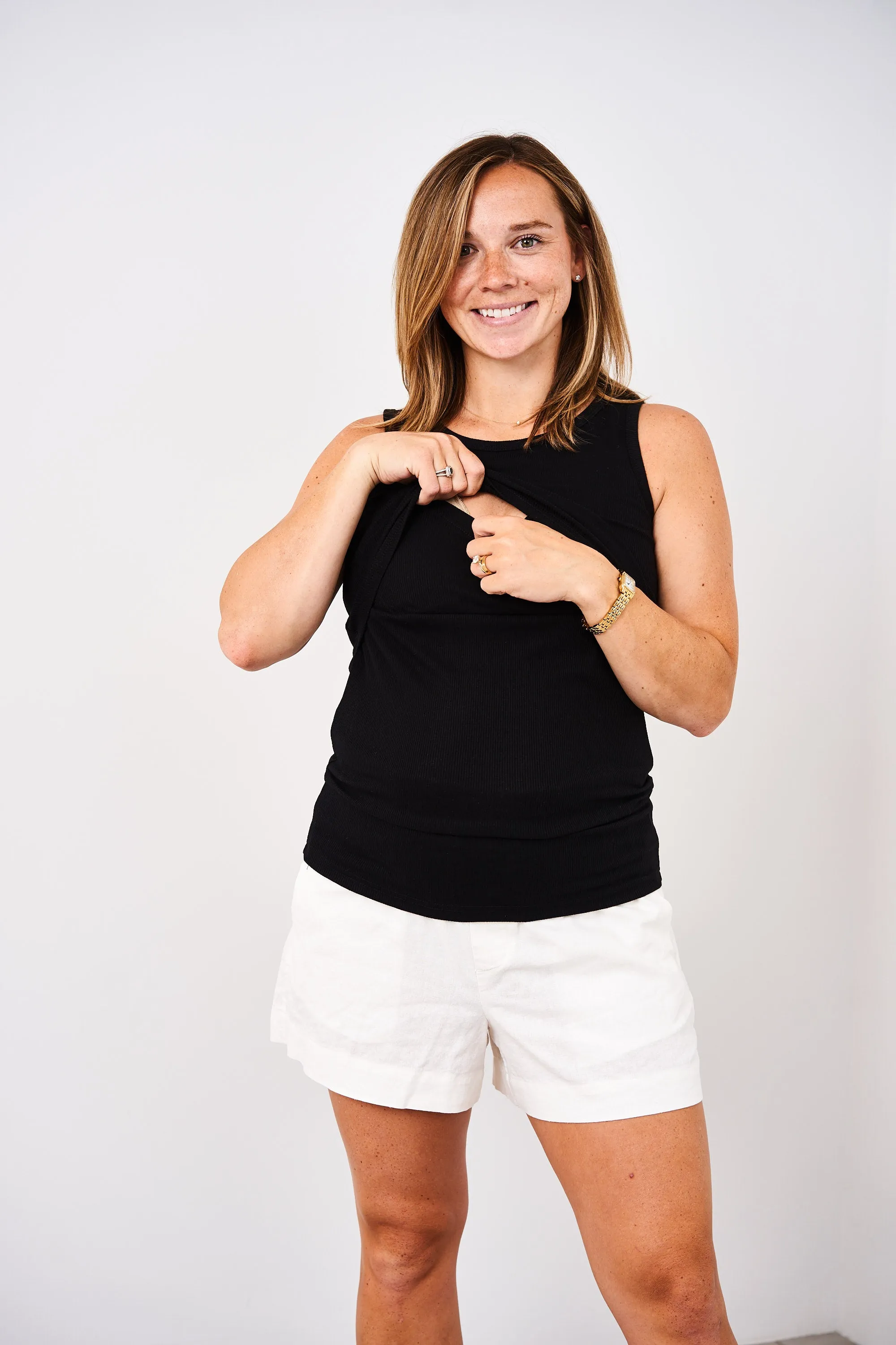 Latched Mama Ribbed Nursing Tank