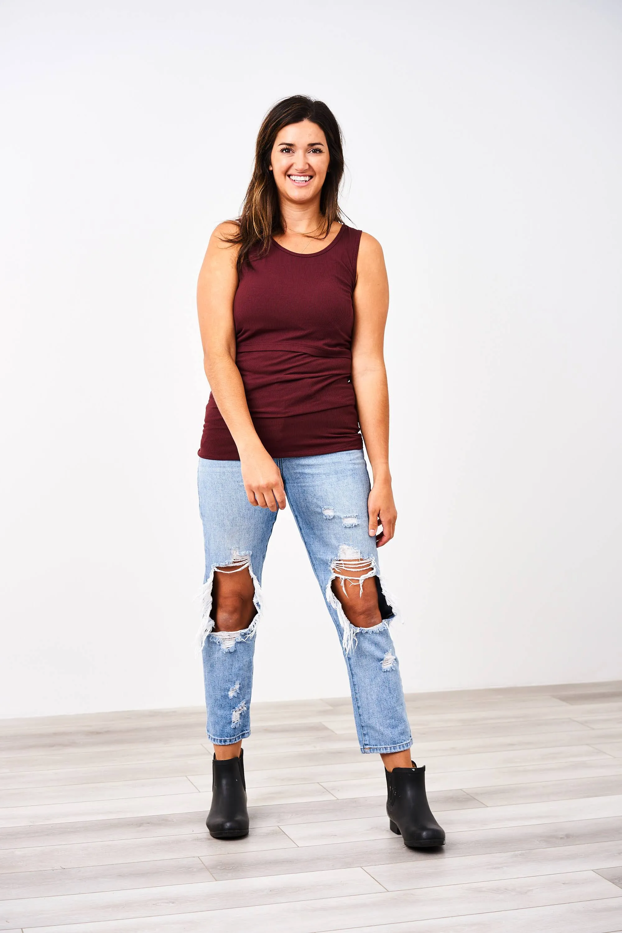 Latched Mama Ribbed Nursing Tank