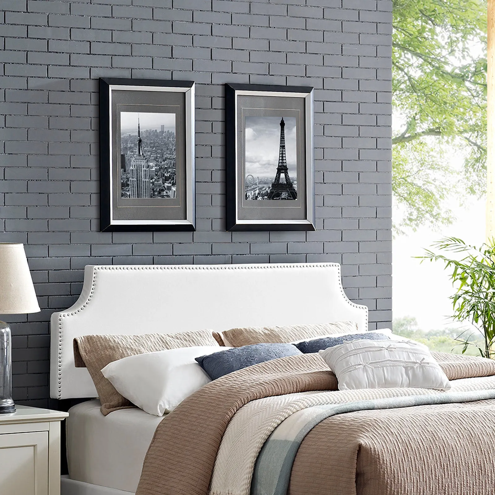 Laura Upholstered Vinyl Headboard