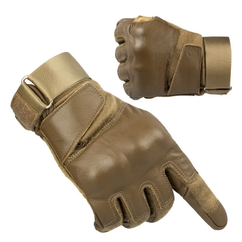 Leather Locomotive Riding Off-road Knight Outdoor Equipment Gloves