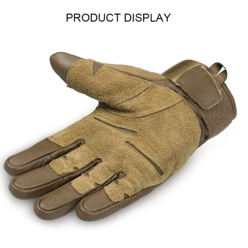 Leather Locomotive Riding Off-road Knight Outdoor Equipment Gloves