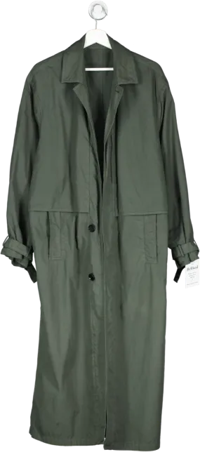 Lemaire Green Jinghi Sas Trench Coat UK XS