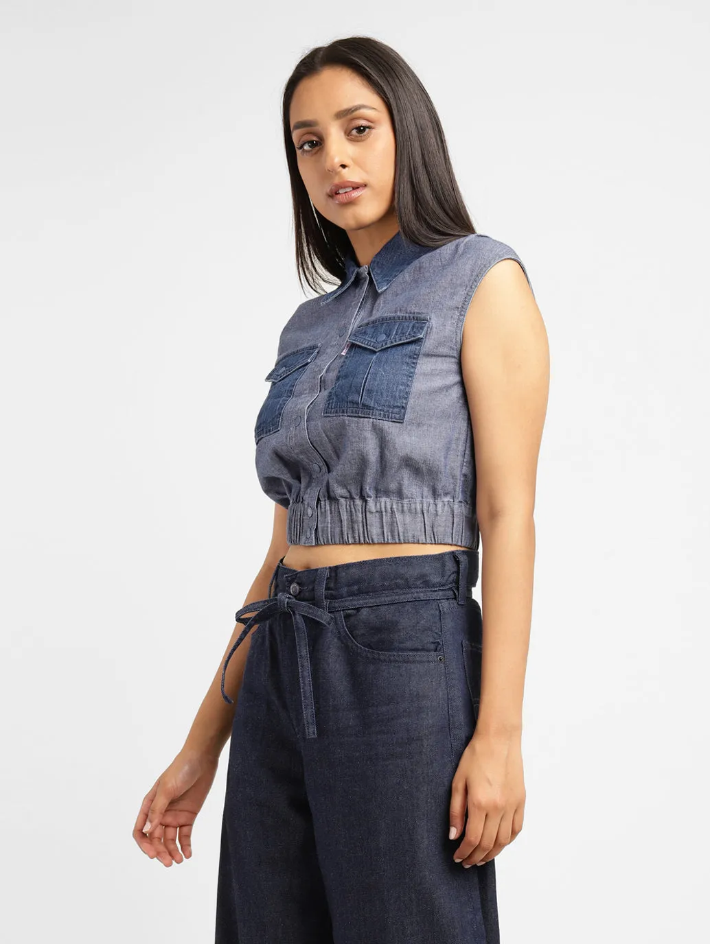 Levi's x Deepika Padukone Colorblock Shirt Collar Shirt