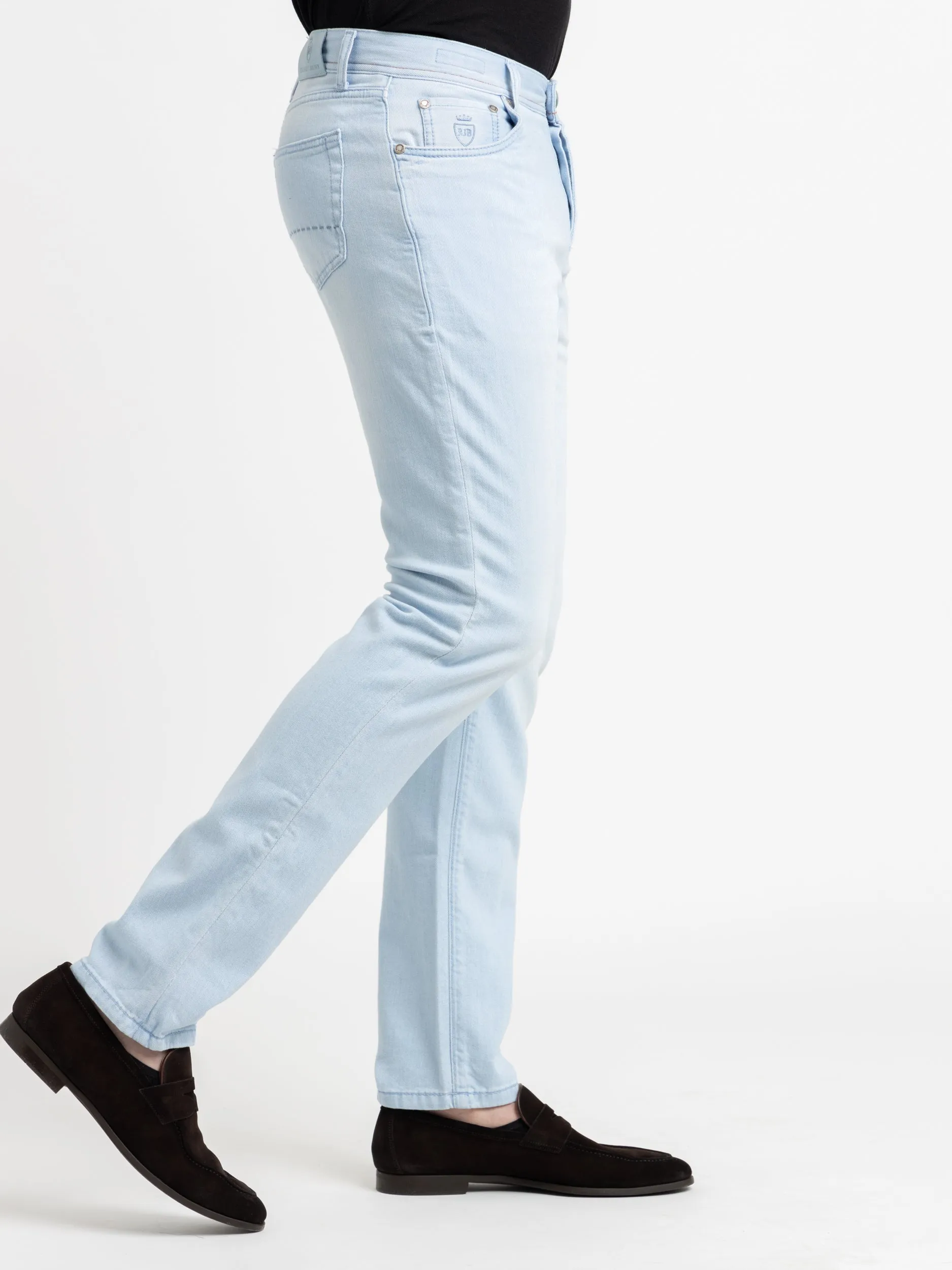 Light Blue Rising Sun Japanese Roots Denim