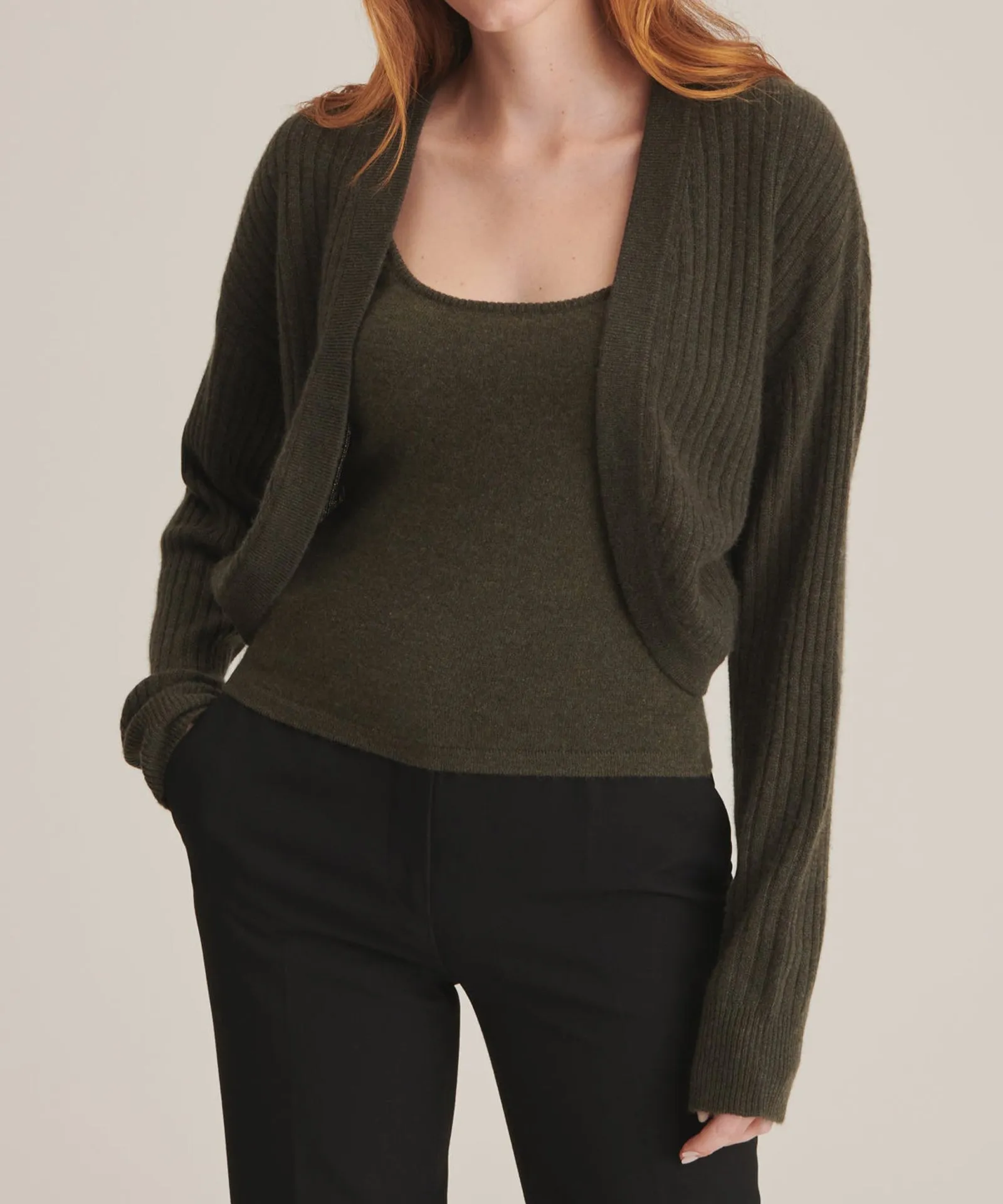 Lightweight Cashmere Bolero