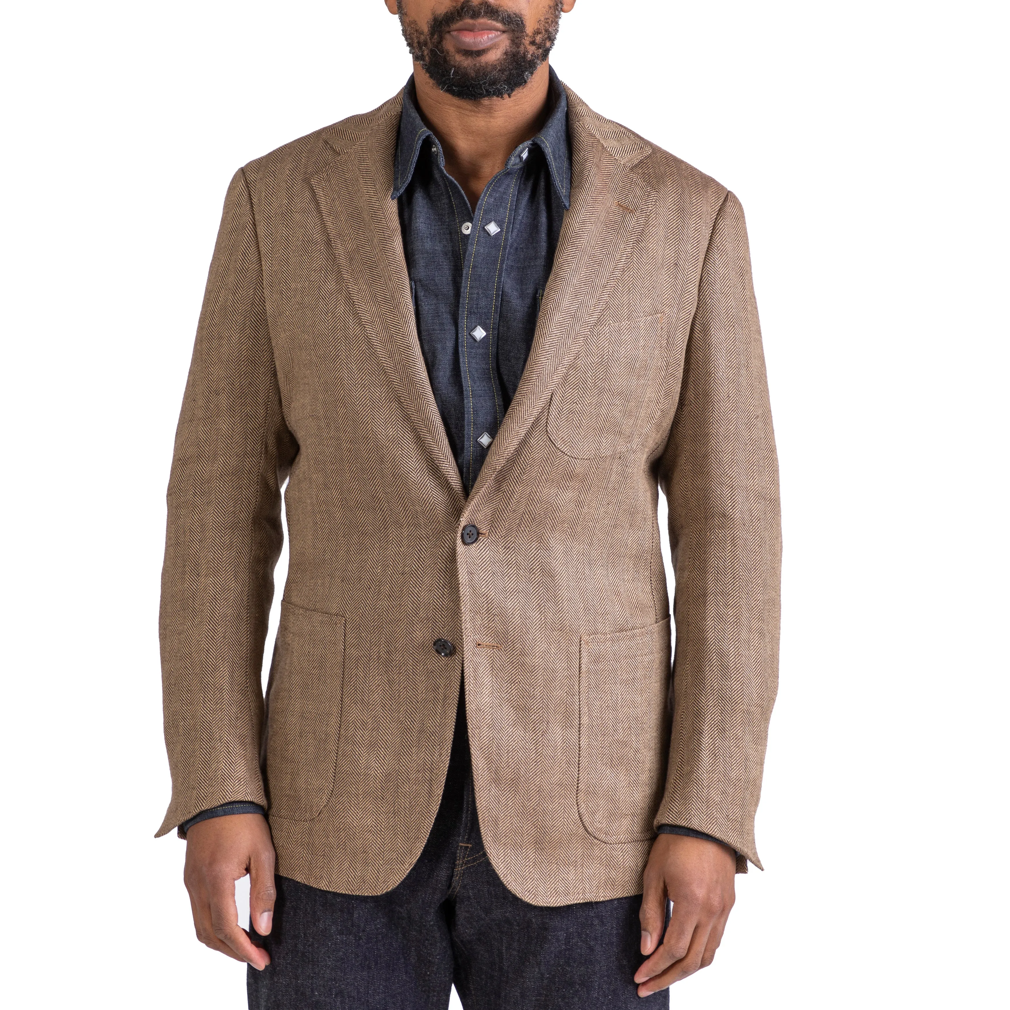 Linen Herringbone Model 12 Sport Coat