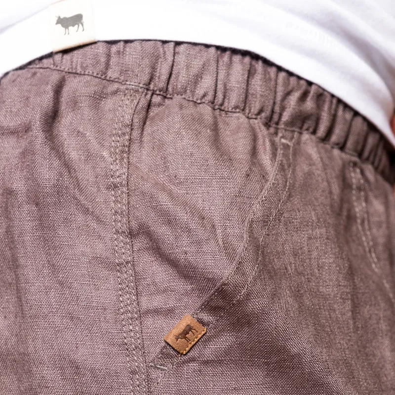 Linen Mnemba Short 23-24 Slate