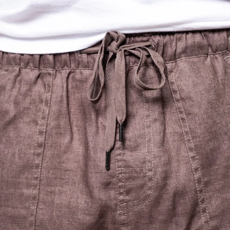 Linen Mnemba Short 23-24 Slate