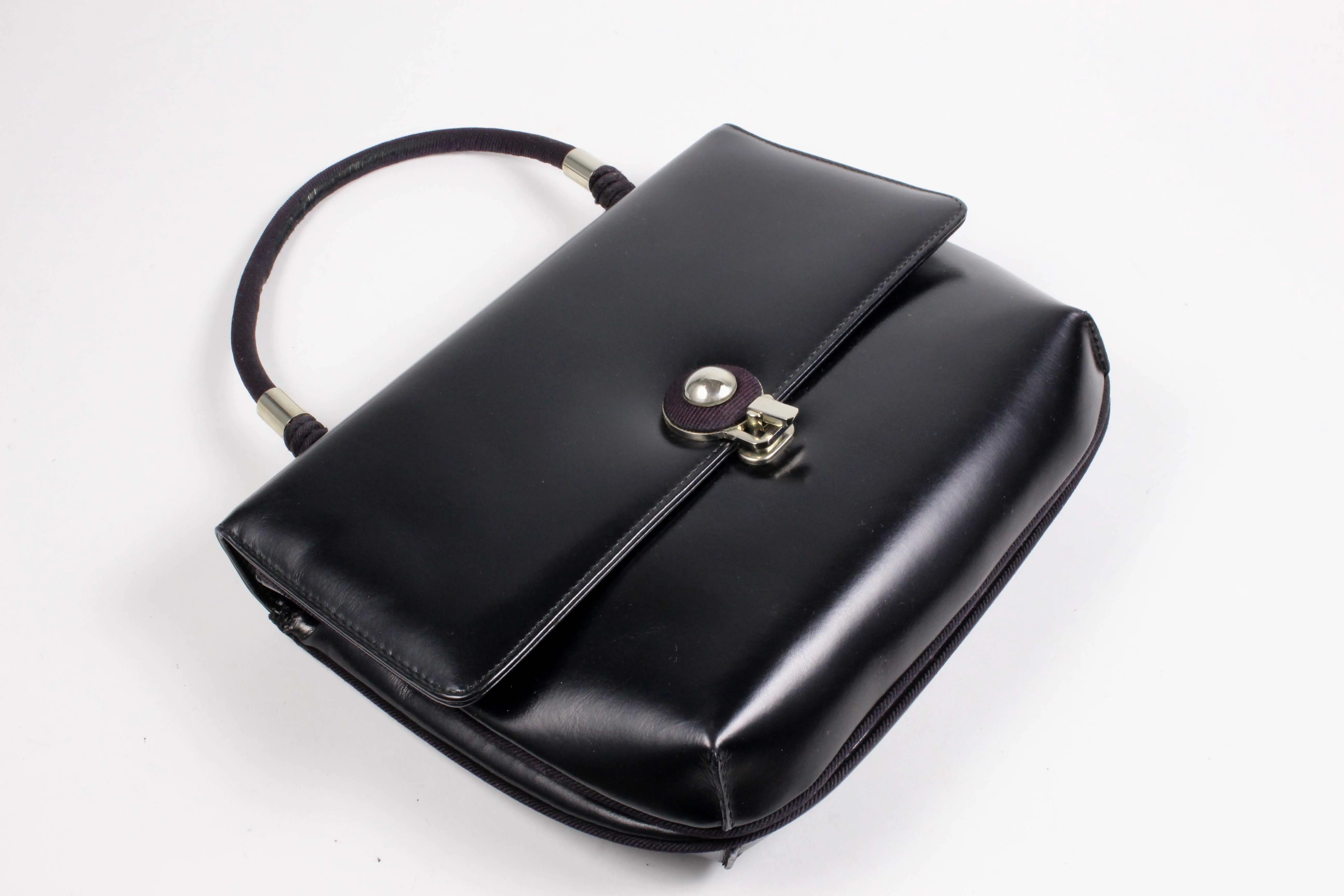 LOEWE black leather handbag