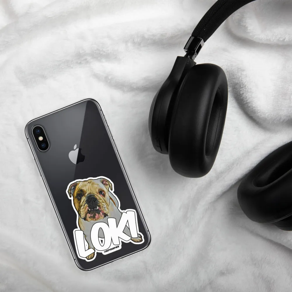 Loki the Bulldog iPhone Case