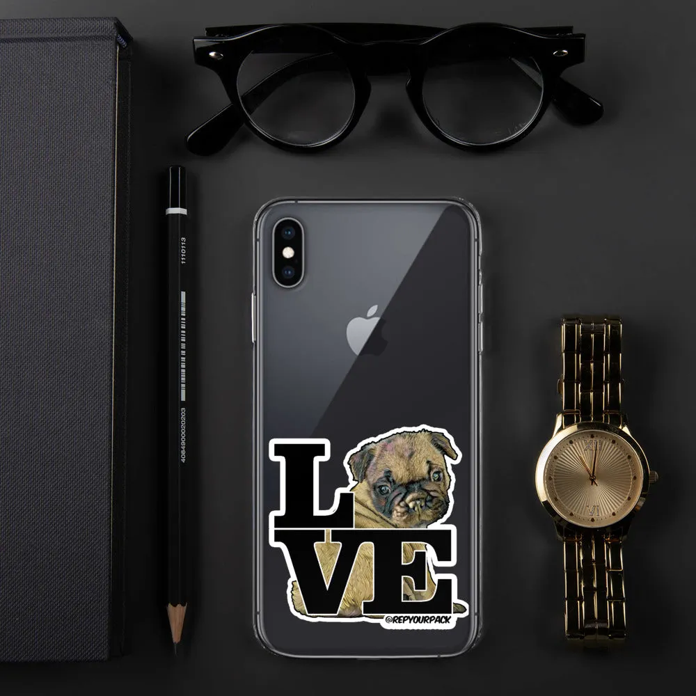 Louis the Frenchie LOVE iPhone Case