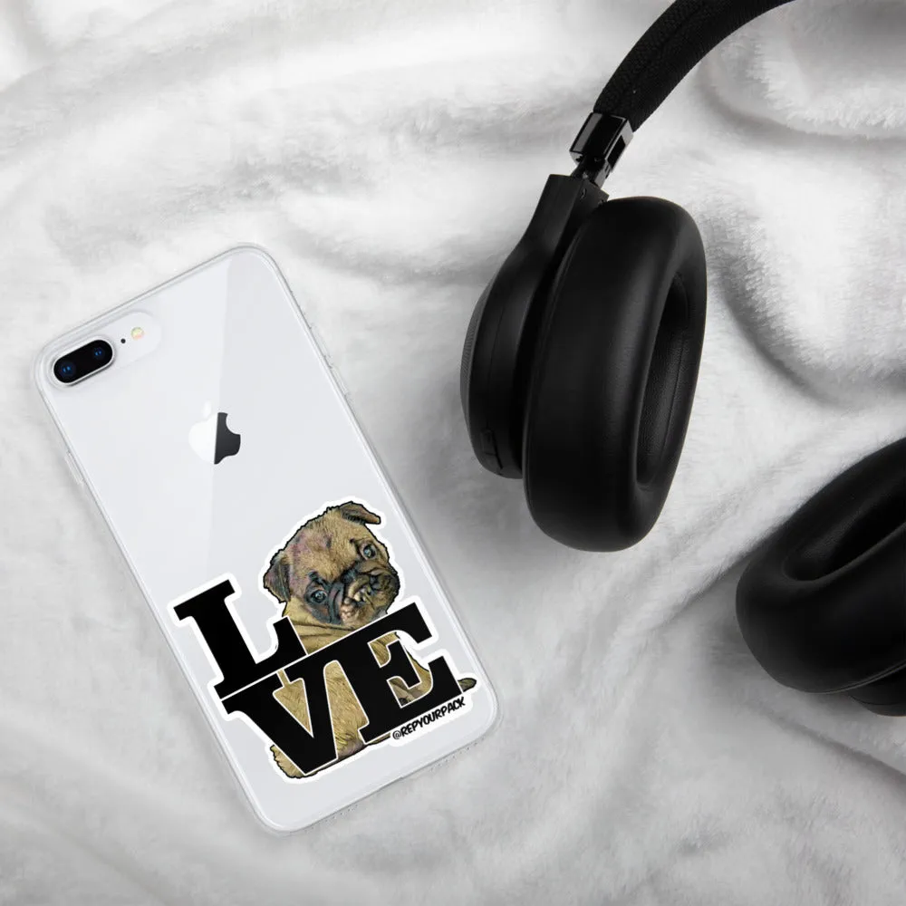 Louis the Frenchie LOVE iPhone Case