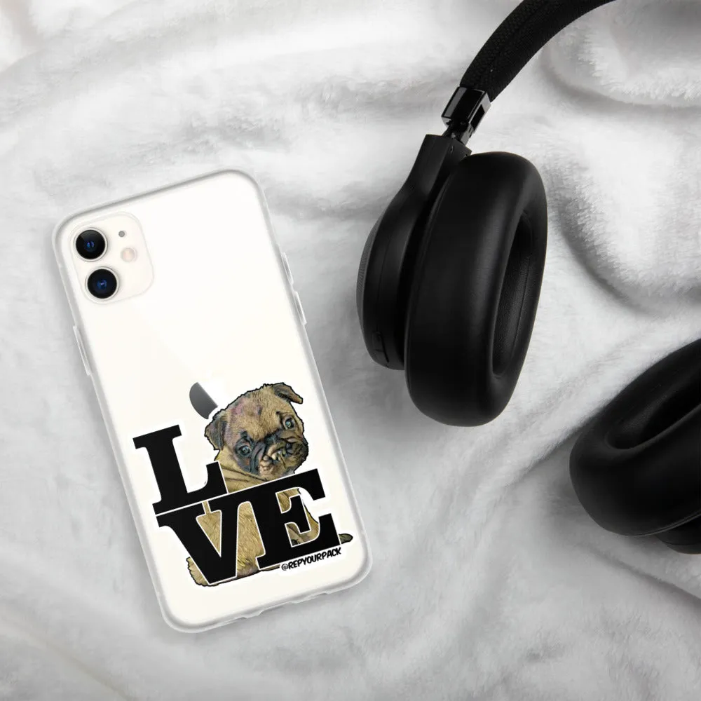 Louis the Frenchie LOVE iPhone Case