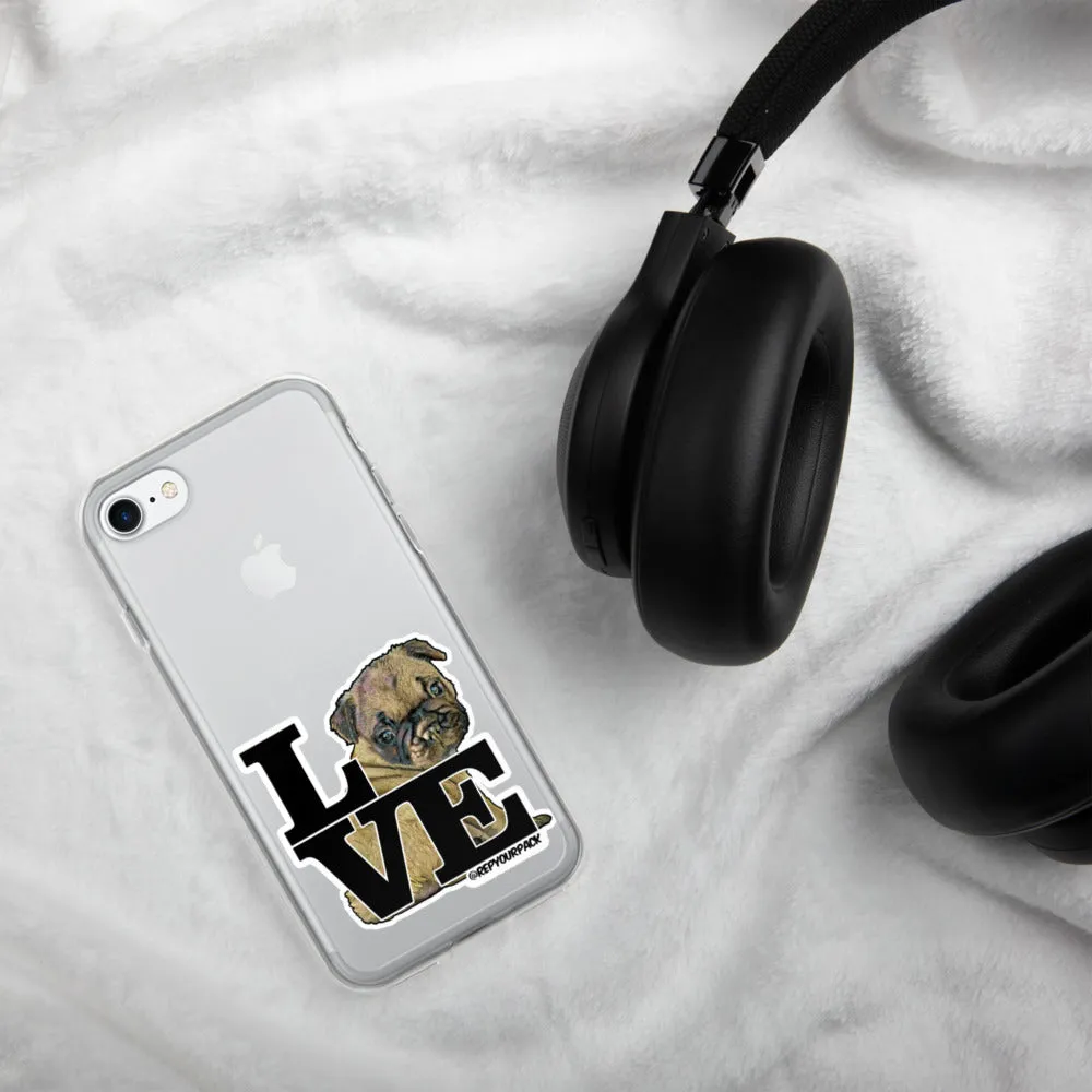 Louis the Frenchie LOVE iPhone Case