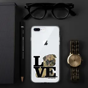 Louis the Frenchie LOVE iPhone Case