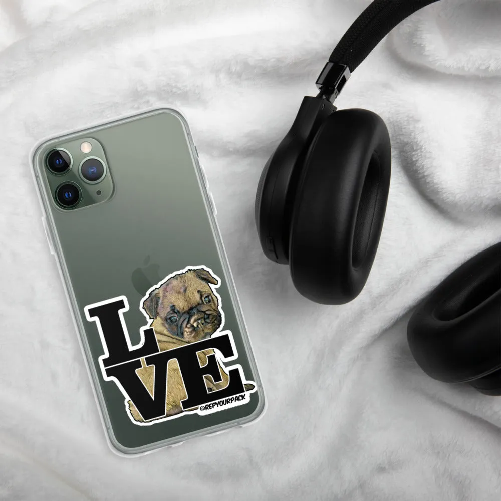 Louis the Frenchie LOVE iPhone Case