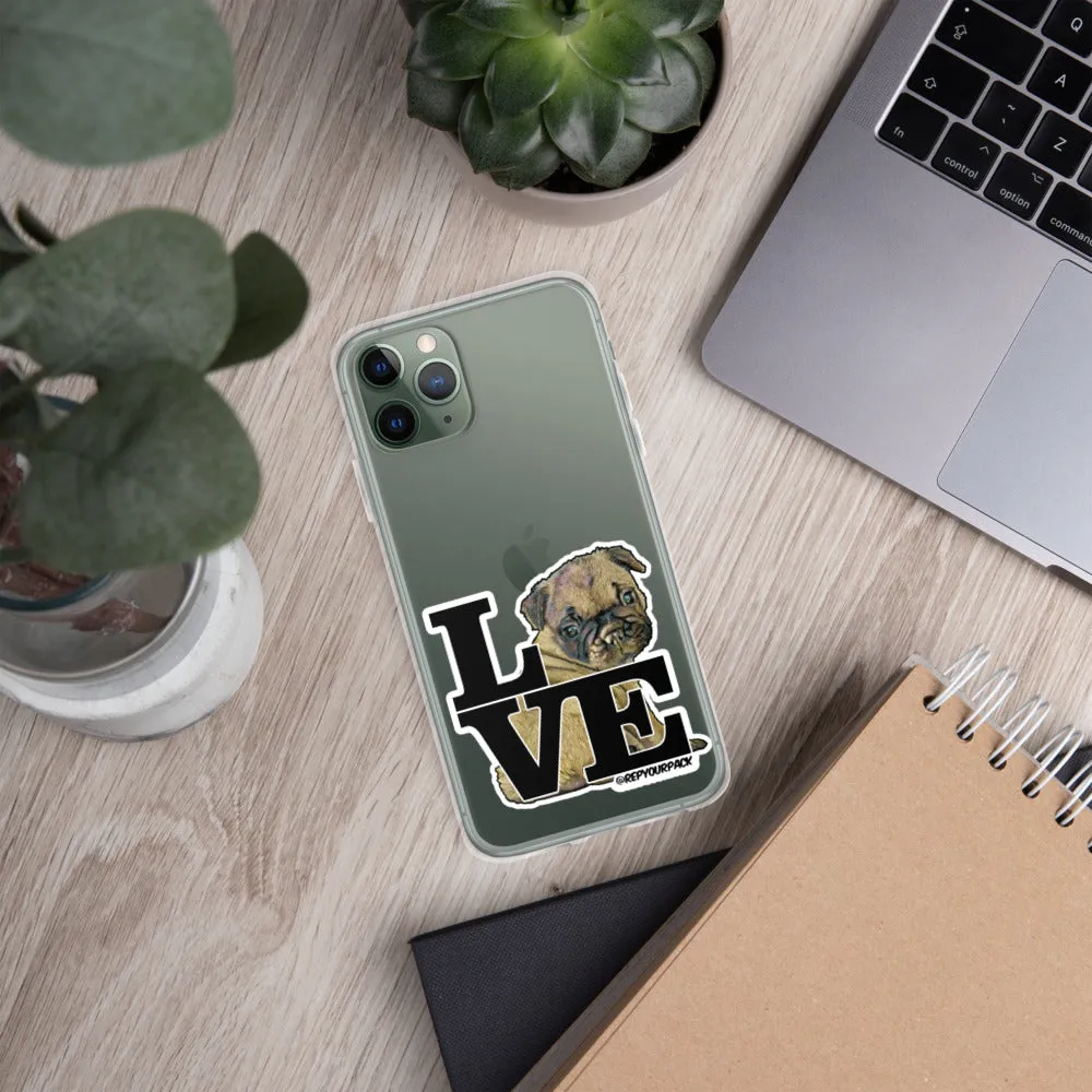 Louis the Frenchie LOVE iPhone Case