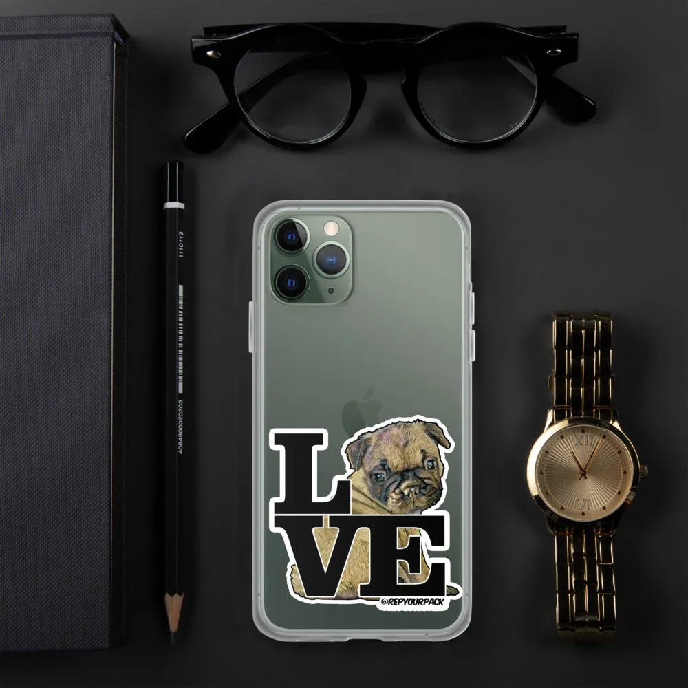 Louis the Frenchie LOVE iPhone Case