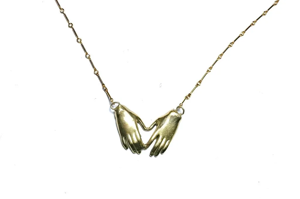 Lovely Hand Necklace