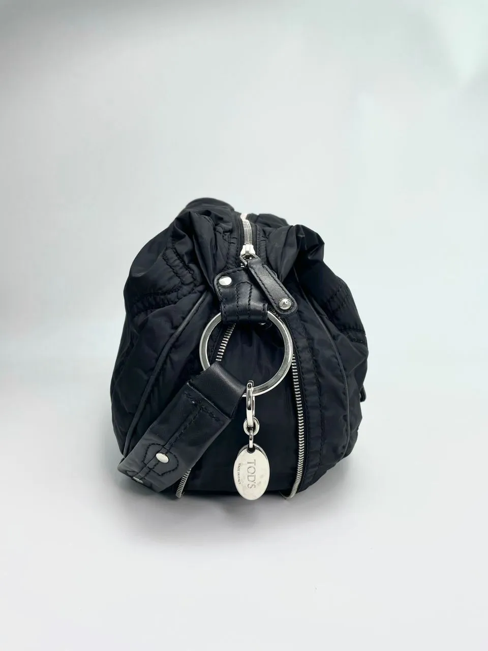 Luna Nylon Media Bag in Black