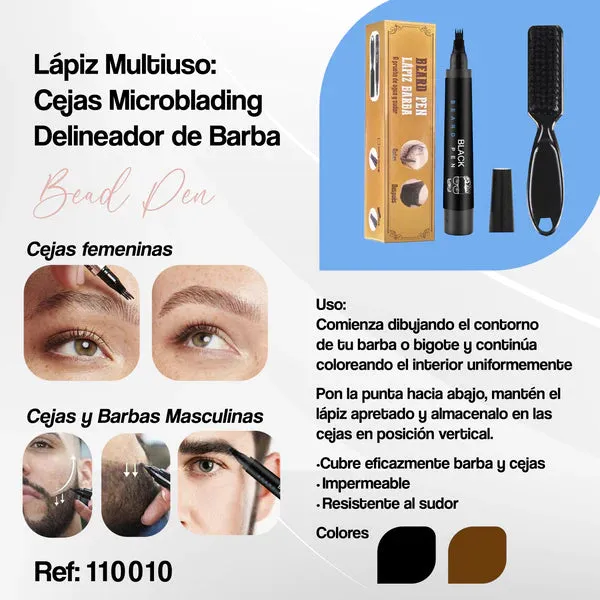 Lápiz Microblading Hilo a Hilo para Cejas