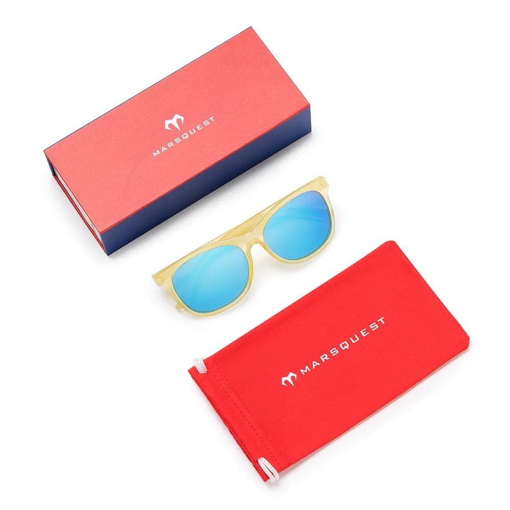 Marsquest Momentum Sunglasses - Iced Yellow & Neon Blue