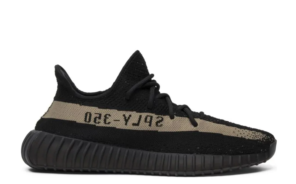 (Men's) Adidas Yeezy Boost 350 V2 'Black / Green' (2016) BY9611