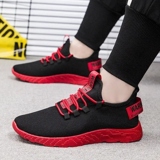 Men's Breathable No-slip Air Mesh Lace Up Sneakers