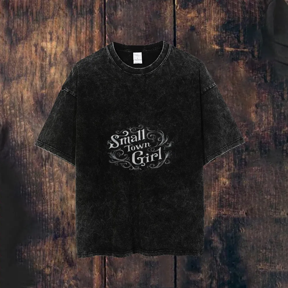 Mens Small town girl Print Tee