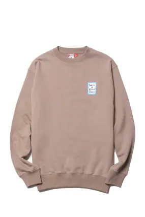 MINI BLUE FRAME CREWNECK CO LATTE