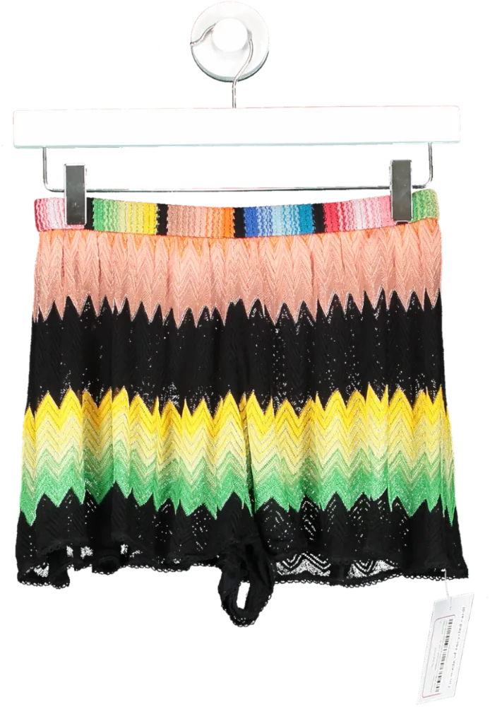 missoni mare Multicoloured Zig Zag Shorts UK 10