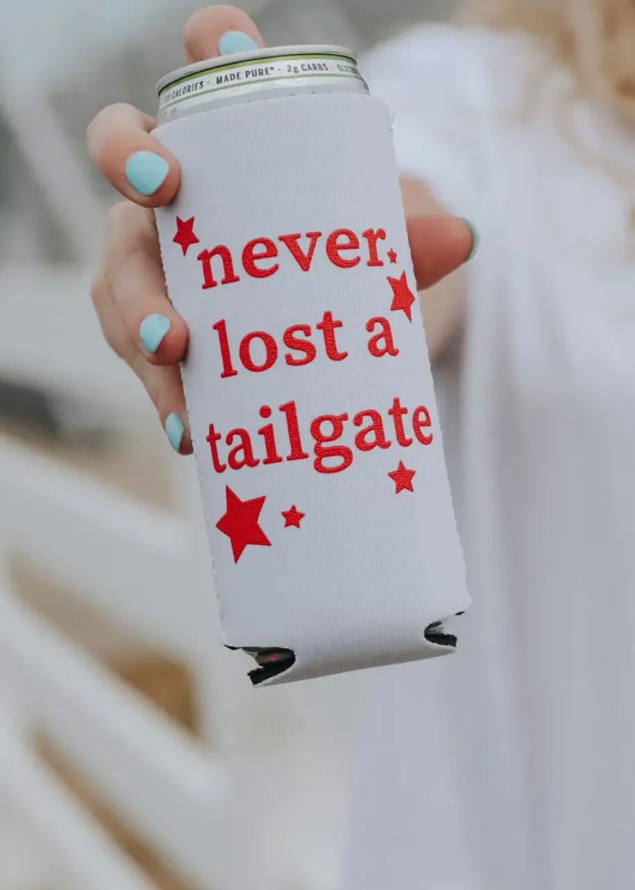 Never Lost a Tailgate Tall Drink Sleeve