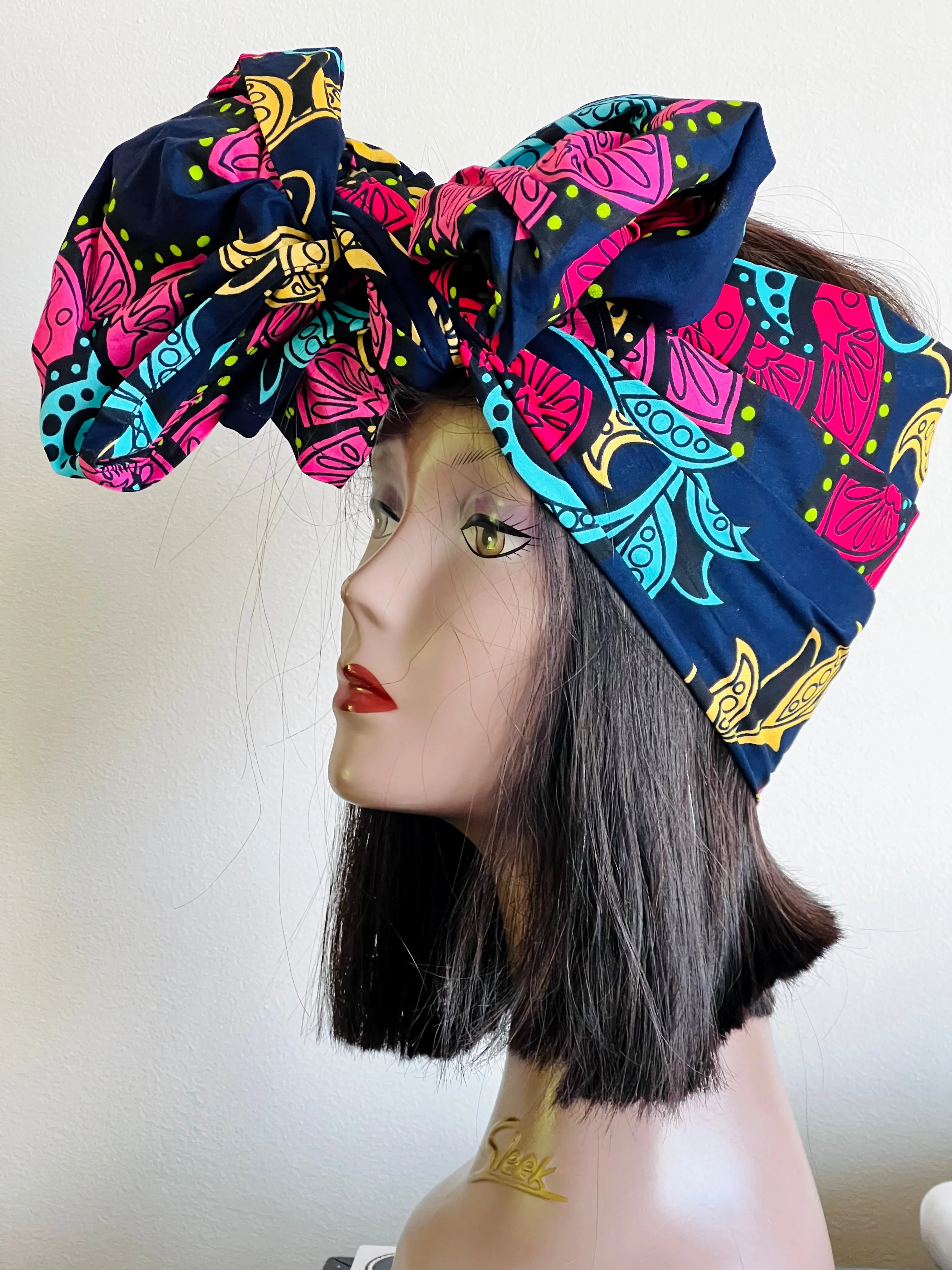 New In African Ankara Print Headwrap/Headtie - Siri