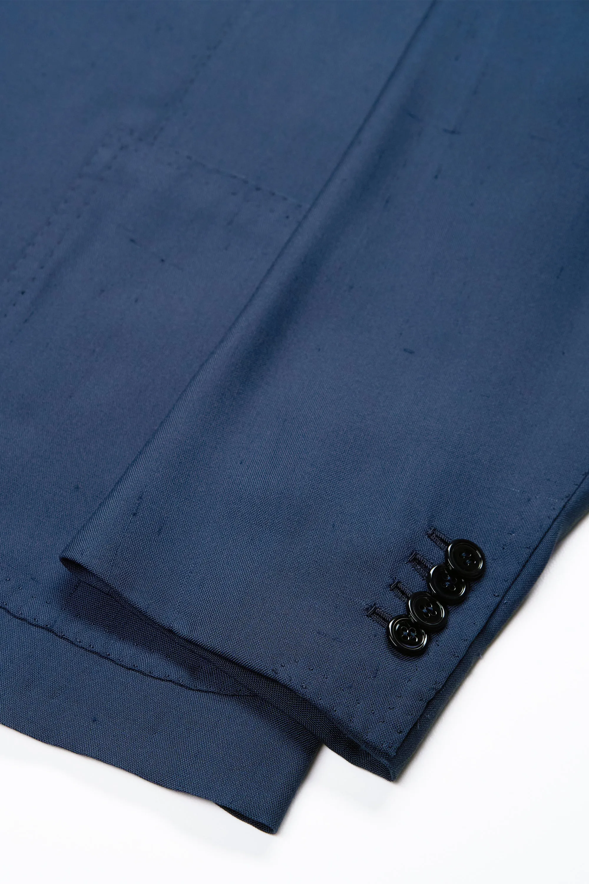 Orazio Luciano Blue Silk DB Sport Coat