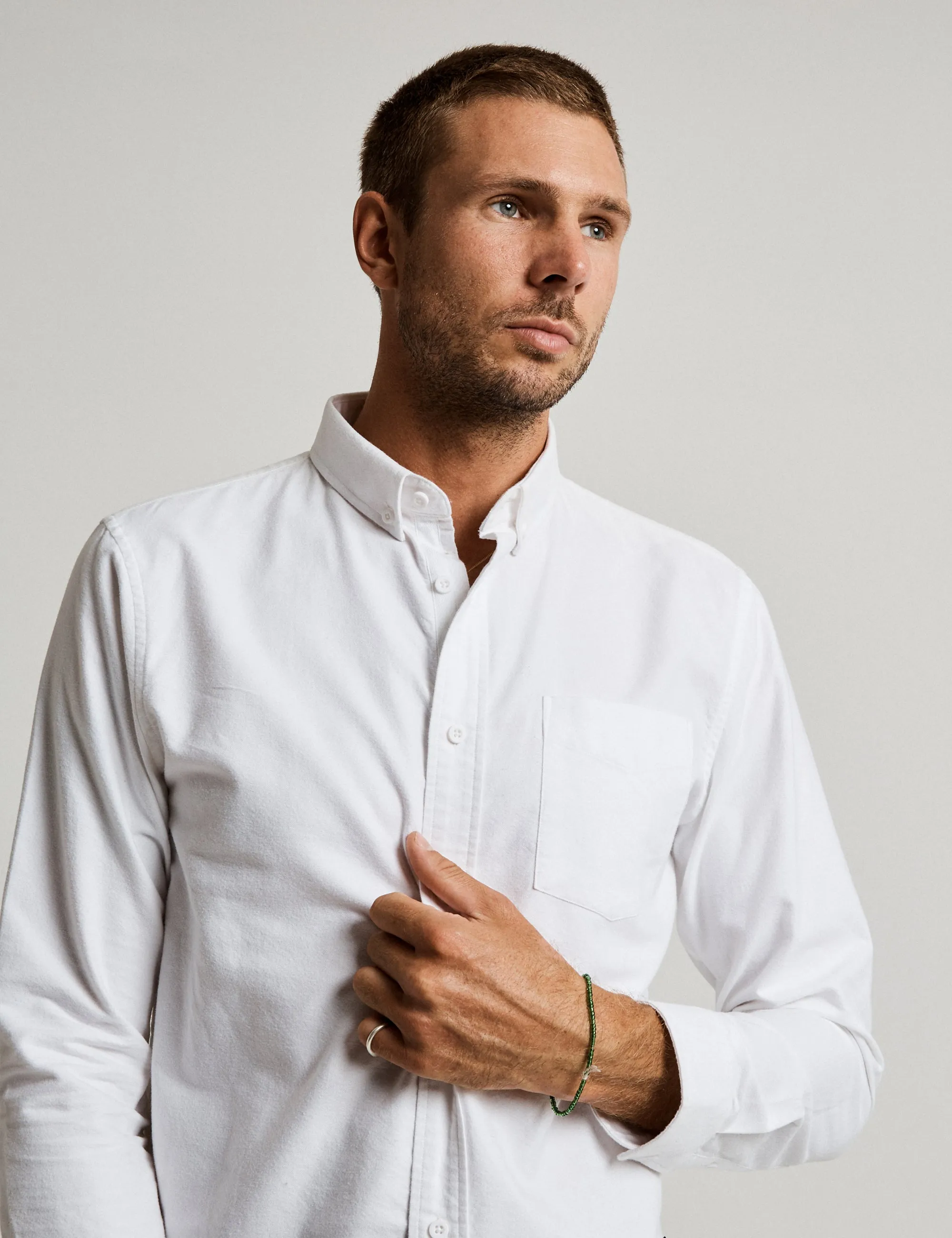 Oxford Long Sleeve Shirt - White