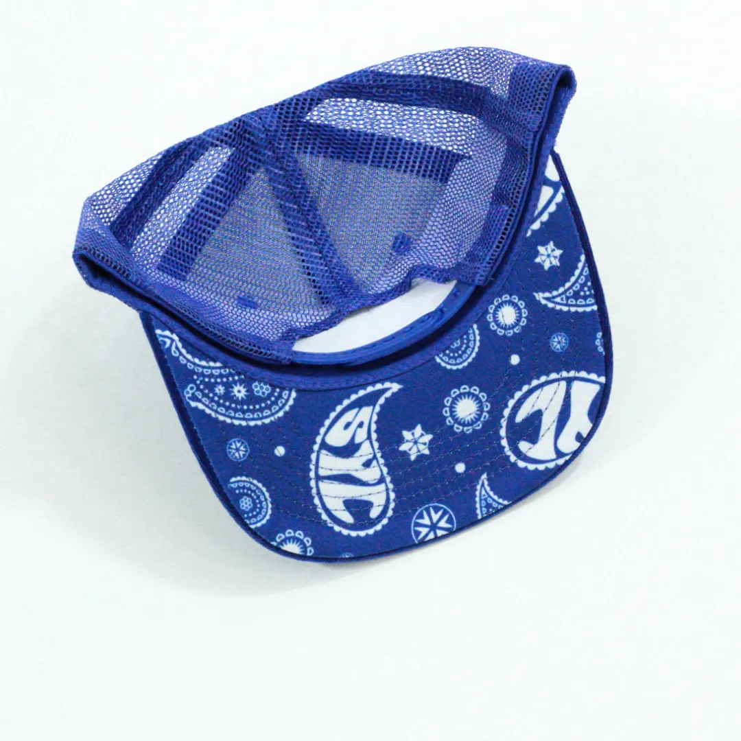 PAISLEY (Street Smarts) Royal Blue Hat