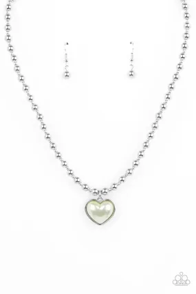 Paparazzi Heart Full Of Fancy - Green Necklace