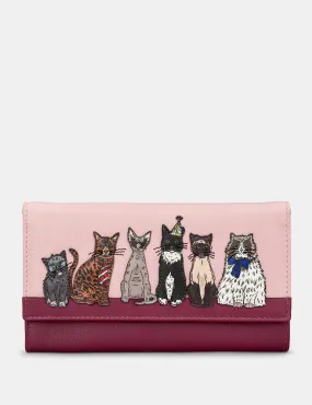 Party Cats Leather Hudson Purse