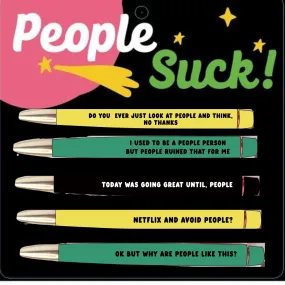 People Suck Pen Set