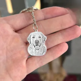 Personalized Photo Engraved Keychain