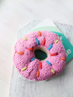 Pink Donut ll Crotchet Rattle